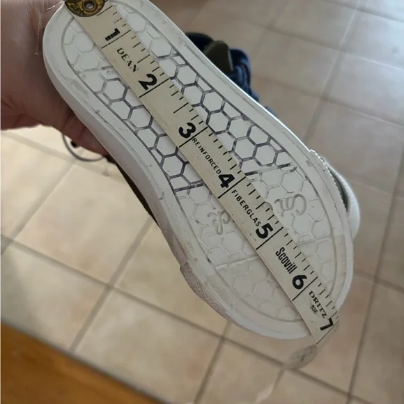 Cat & Jack Little Kids Green and Blue High Top Sneakers Size 8 - Picture 8 of 8